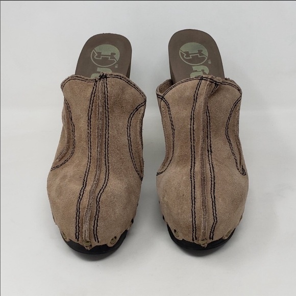 Floggs Diana Suede Clogs - Picture 6 of 7